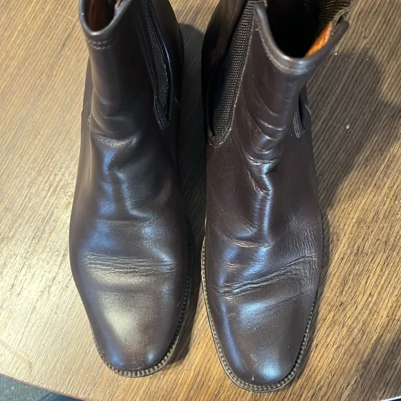 Coach Brown Leather Ankle Boots - Picture 9 of 9